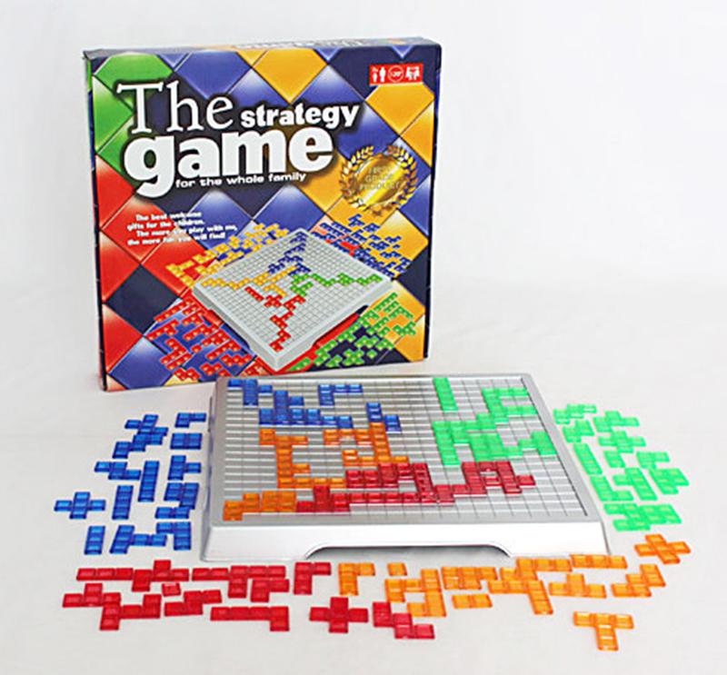 Fun Strategy Game: Novelty Puzzle Chess Blokus Board Game for Kids Engaging Family Toys Gifts for Children's Skill Development