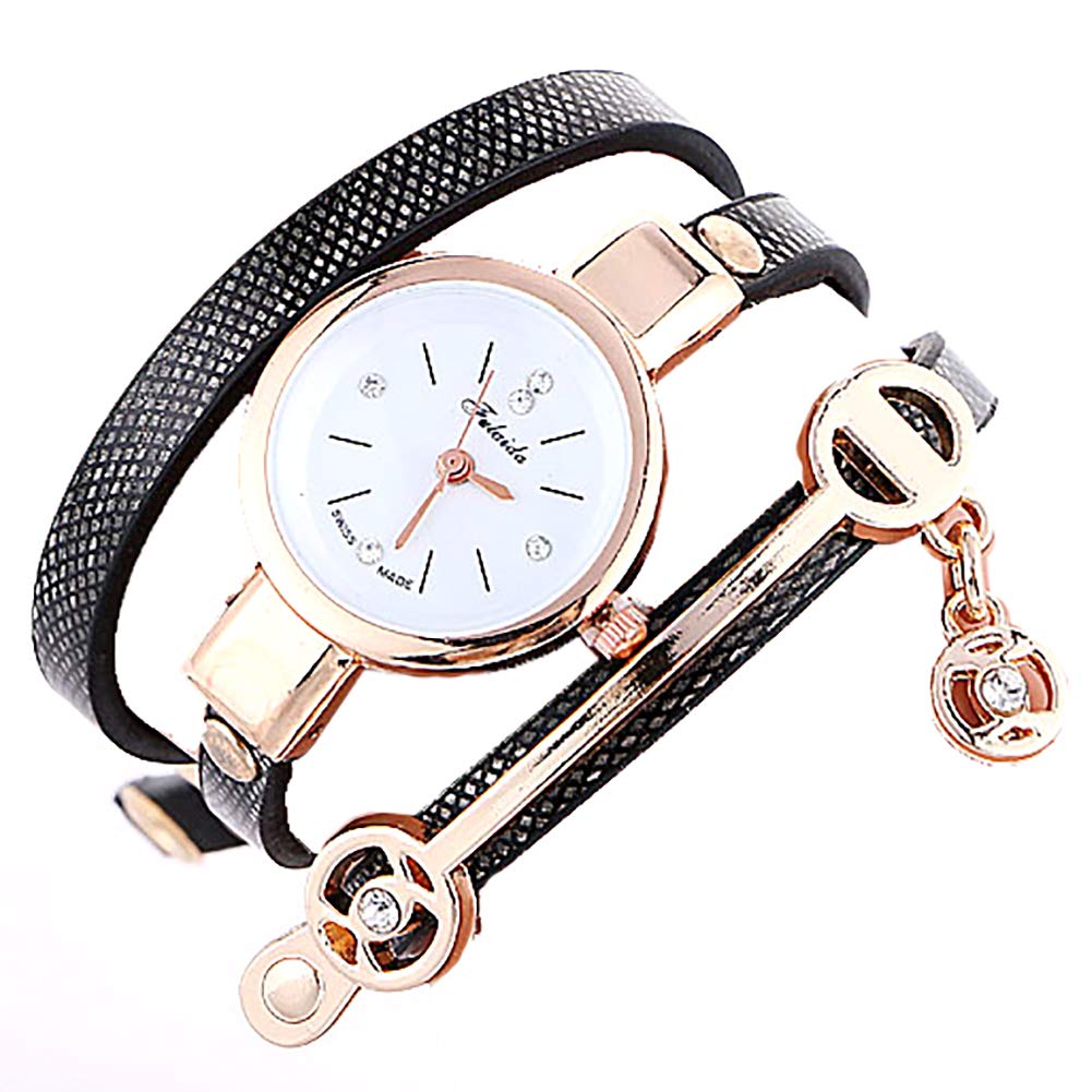 ZooooM Bracelet-Style Watch ZM-WATCH621 Women s Black
