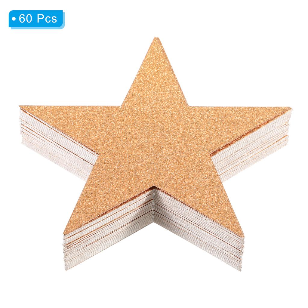 Cutouts Double Printed Paper Glitter Star Confetti Cutouts Cardboard Stars for Bulletin Board Classroom Party 48/60/150pcs