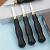 2.0 2.5 3.5 4.5 5.0mm Leather Edges Crafting Tool Leather Edges Creaser with Handle Leather Craft Tool