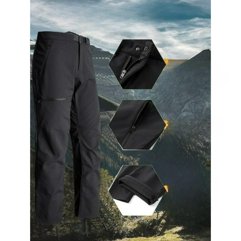 Winter Assault Pants Men's Waterproof and Windproof Plus Velvet Thickened Autumn and Winter Wear-resistant Hiking Pants Sports Pants Leisure