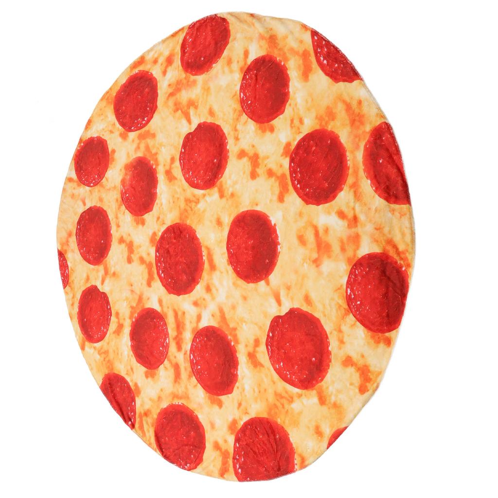 Pizza Blanket for Adults and Kids Soft Flannel Throw Blanket Comfortable Vivid Funny Food Throw for