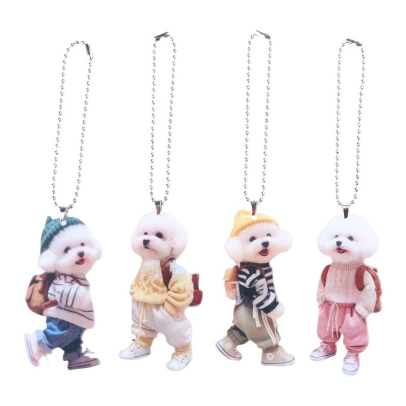 

Модный Милый Щенок Акриловый Шарм-Подвеска для Рюкзака Модные Аксессуары для Сумки для Модных Женщин, Леди и Студенток 1