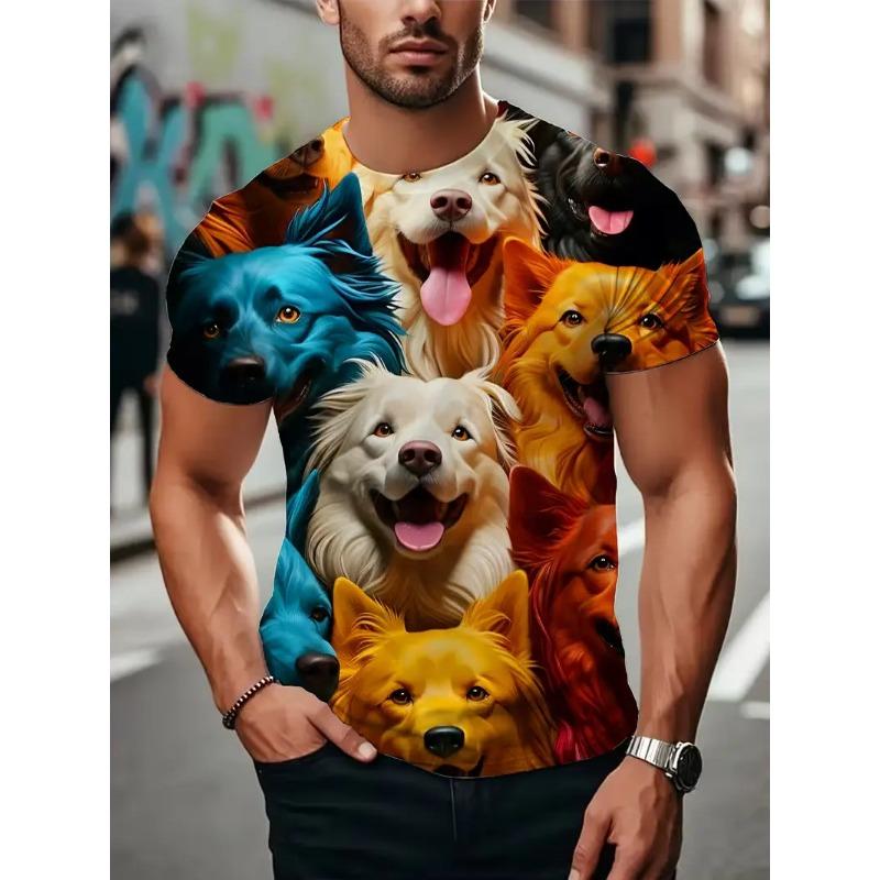 

Мужские повседневные футболки весна-лето S