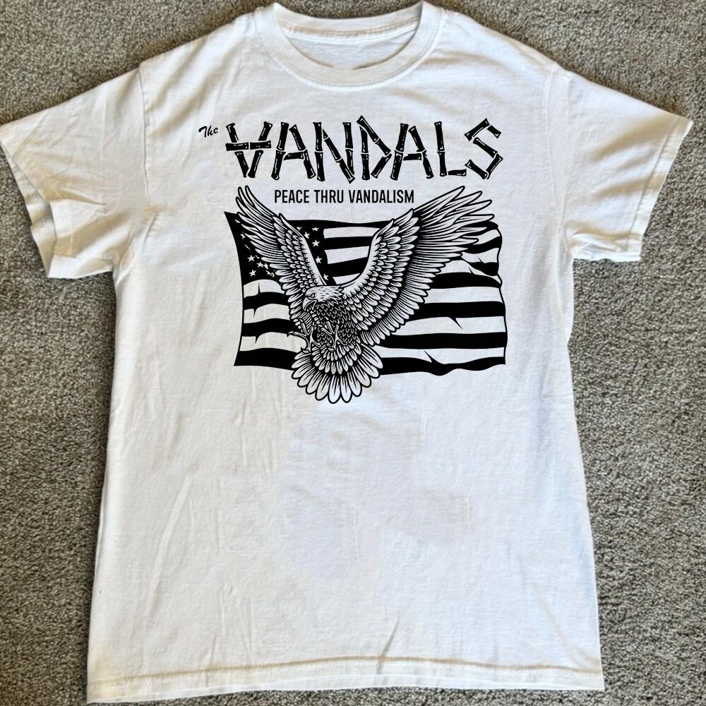 Винтажная футболка The Vandals Подарок для фанатов Мужская S-5XL 9D1022 Унисекс XXXXL