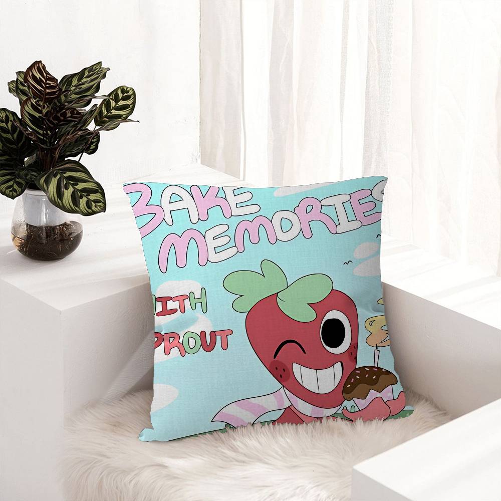 D-Dandys WorldS Cartoon Personalized Pillow Cover Kids Bedroom Wild Party Decor Pillowcase Kid Birthday Shower Gift