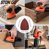 Electric Sander with Dust Collection 12Pcs Sandpapers Corded Power Tool for Wood and Metal Polishing DIY Grinding Machine