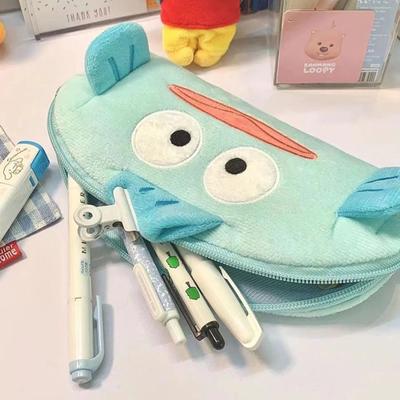 Kawaii Penál Hangyodon Kreslený Plyšový Studentský Penál Velká Kapacita Kosmetická Úložná Taška Dívčí Dárky