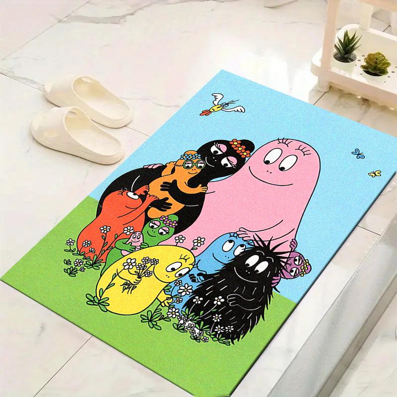 The Barbapapa family Carpet Rug for Living Room Bedroom Home Sofa Decoration,Kids play Non-slip Floor Mat