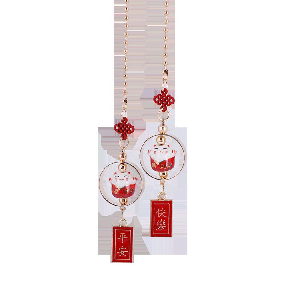 Interior Cat Car Hangings Decor Fortune Cat Car Pendant Fortune Cat Interior Lucky Cat Lucky Cat
