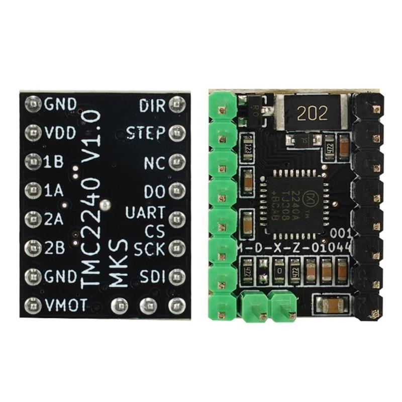 Drukarka 3D TMC2240 Sterownik Silnika Krokowego Moduł Sterownika Krokowego do Kontrolera Drukarki 3D z Akcesoriami Chłodzącymi