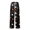 Men's Halloween Print Pocket Straight Casual Pants Home Pajama Pants