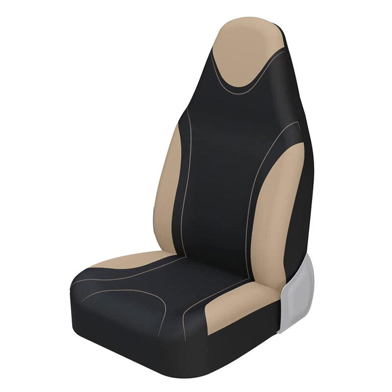 Racing Style Integrated Front Bucket Seat Cover Flat Cloth Auto Accessories Universal For For lada-LARGUS