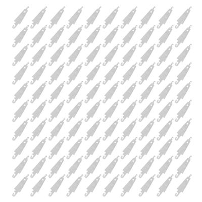 100 Pcs Needle Threader Stainless Steel Needle Threader Sewing Supplies Hand Sewing Needle Threader Tool for Craft