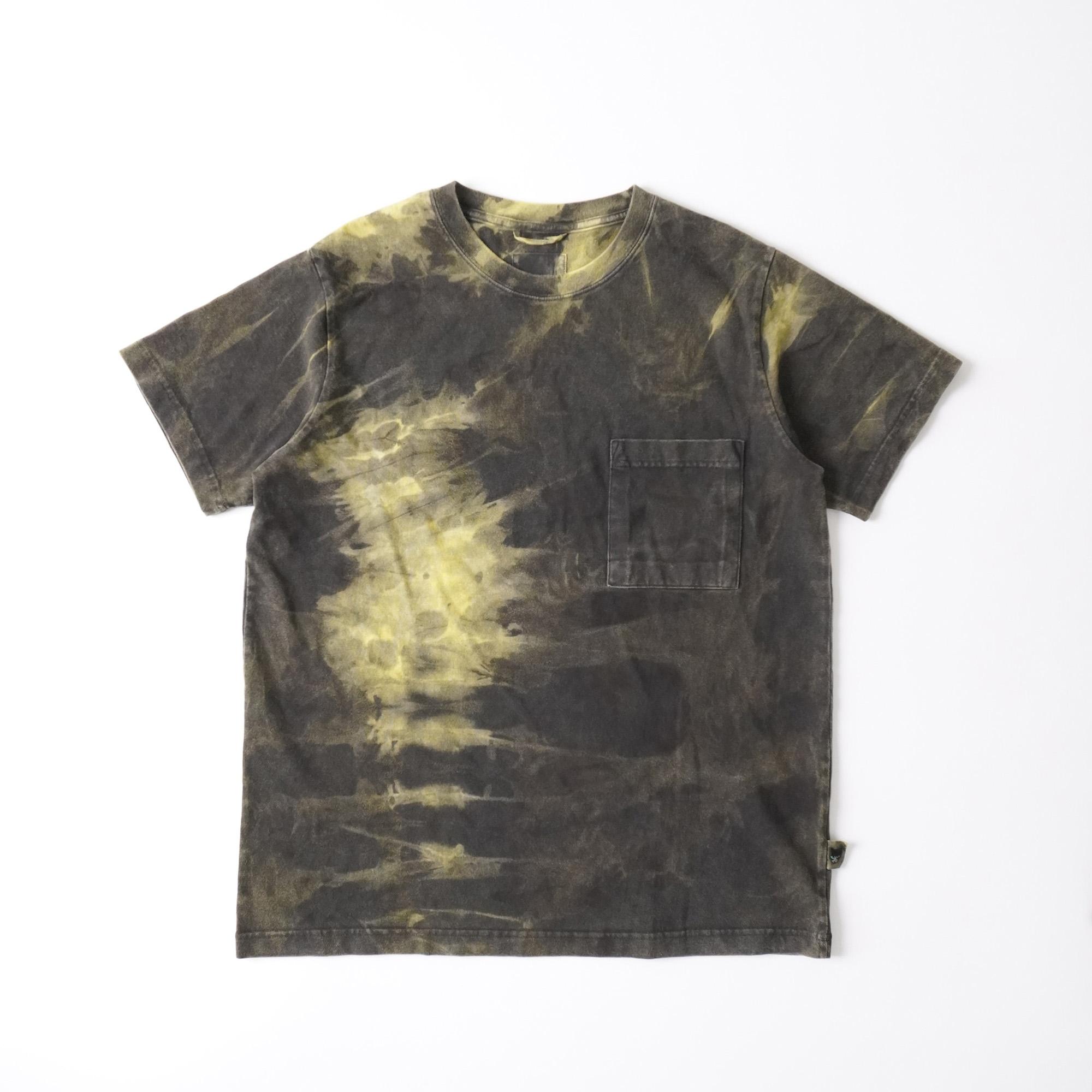 Ujb Coming Amuse Spray Snow Short Sleeve T-Shirt - Yellow L