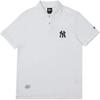 New Era MLB New York Yankees Logo Letter Print Short Sleeve American Polo Shirt Unisex polo shirts White 12848781