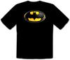 Batman Logo Super-héros Noir Fun T-shirt 100% Coton Hauts pour Hommes -043-