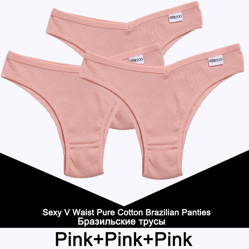 3 Stück/Set Slips Damen Baumwolle Dessous Damen Tanga Sexy Unterwäsche Hüfttief Unterhose Bikini Brazilian Briefs