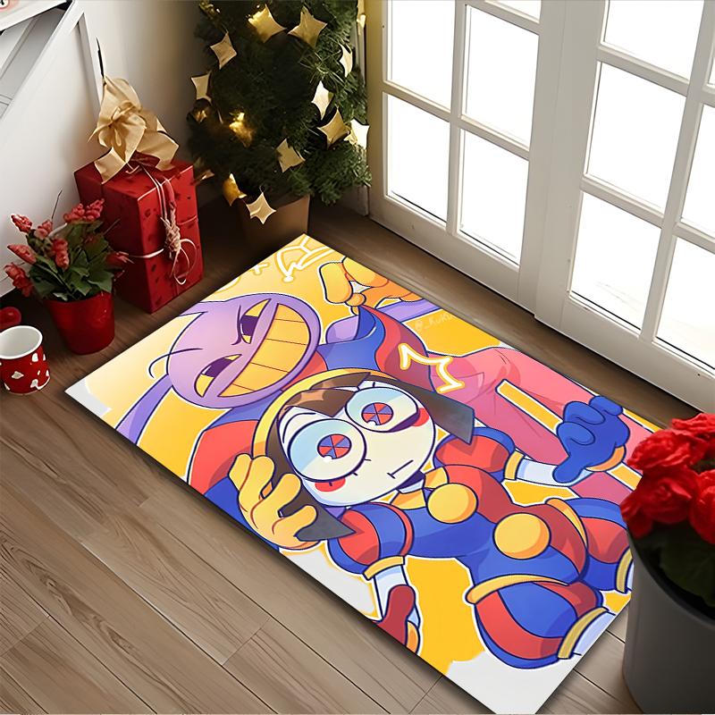 1pc Office Carpet, The Amazing Digital Circus Chair Rug, Living Room Printed Area Rug, Home Chair Floor Mat
