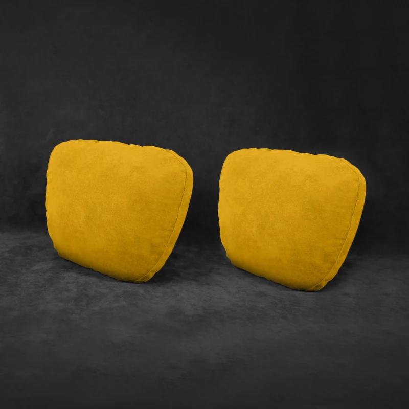 Italy Super Suede Car Maybach Design Headrest for Teala Model 3 Y X S Highland Mercedes Benz C W204 W205 W206 W212 W213 W177