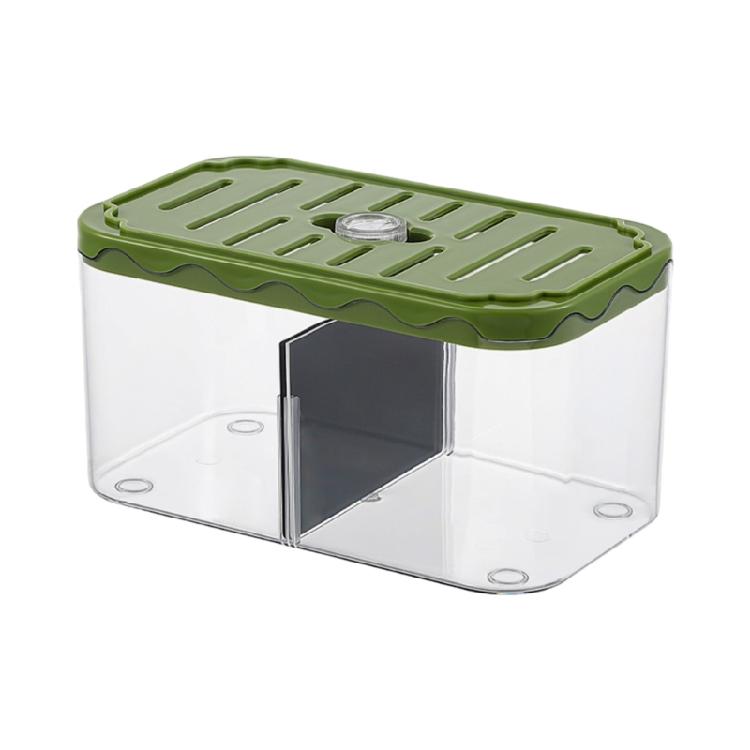

Transparency Isolation Bucket Fish Tank Household Square Circular Aquarium Living Room Landscaping Accessories зелений