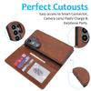 2 in1 Detachable Cards Solt Wallet Leather Flip Case For Samsung S26 Ultra S25 Plus S24 S23 A55 A15 A16 kickstand Magnetic Cover