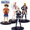 Colored Luffy Zoro Sanji Uta One Piece Film Red Figure Cake Topper Xmas Gifts