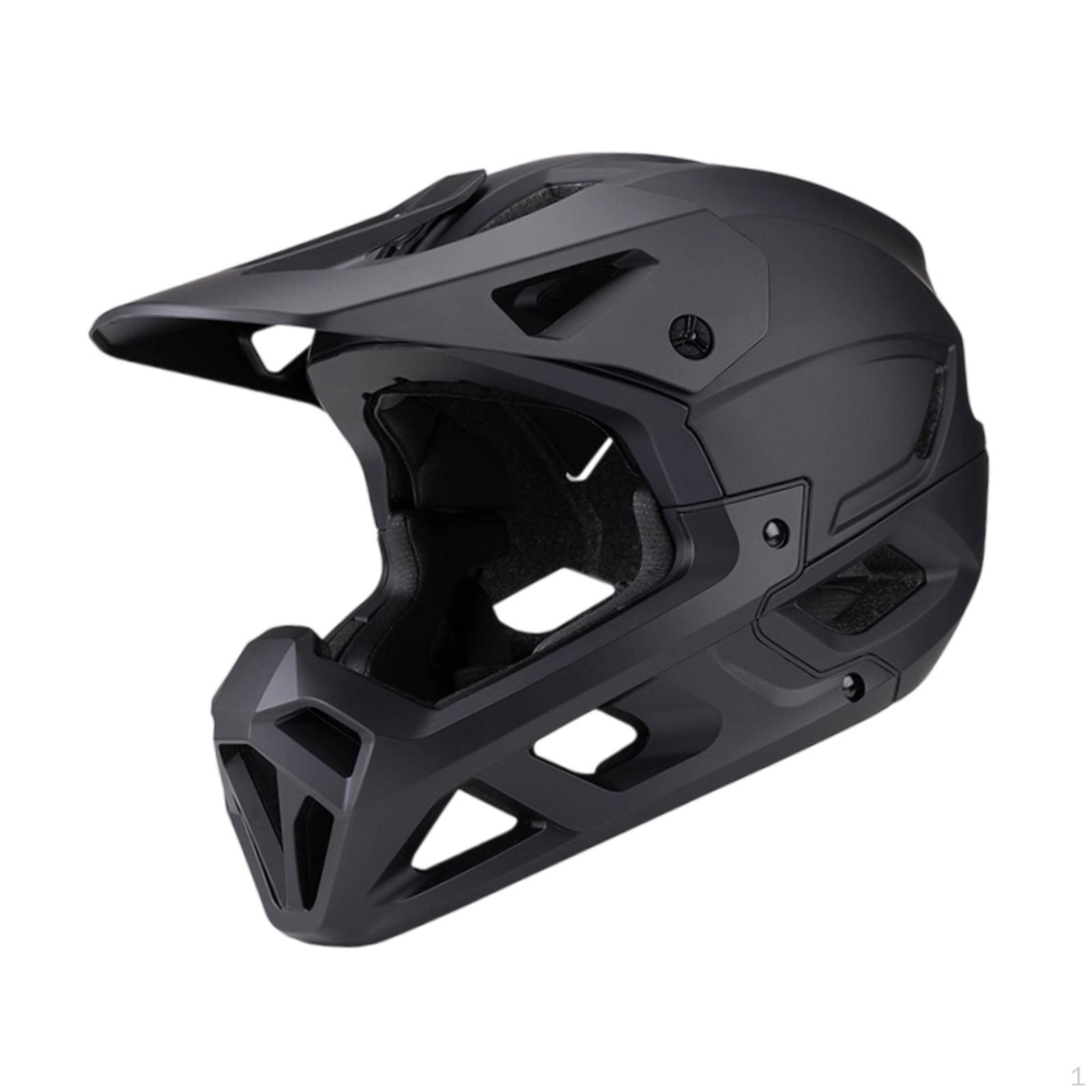 

Head Protection Gear for Men and Women, Full Face Design Black
