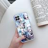 Genshin Impact Transparent Phone Case for Motorola Moto Edge Plus G200 G23 E13 E15 E20 E30 G62 G71 G72 G75 G24 G15 Power