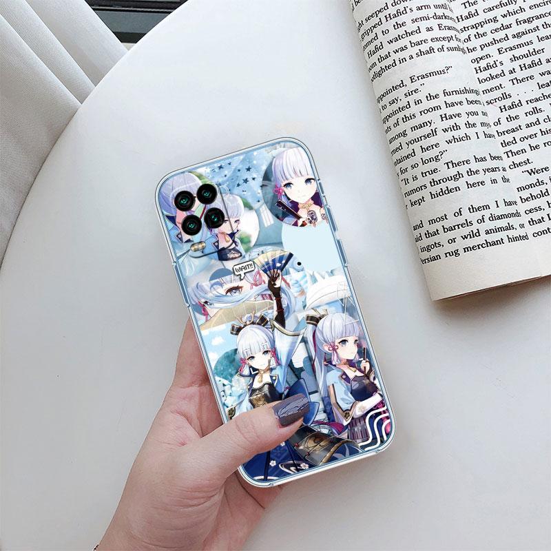 Genshin Impact Transparent Phone Case for Motorola Moto Edge Plus G200 G23 E13 E15 E20 E30 G62 G71 G72 G75 G24 G15 Power