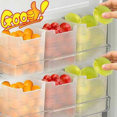 5/2/1Pcs Fridge Storage Box Food Fresh Refrigerator Door Organizer Bins Shelf Basket Fruit Spice Food Container Box Kitchen Case