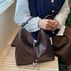 Women's Soft Leather Underarm Bag Handbag