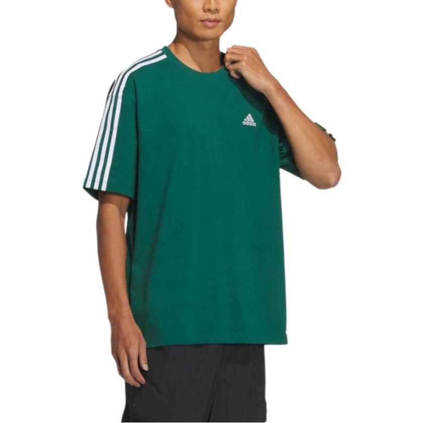 Adidas Essential T Shirt Men's Preppy Green JH1066