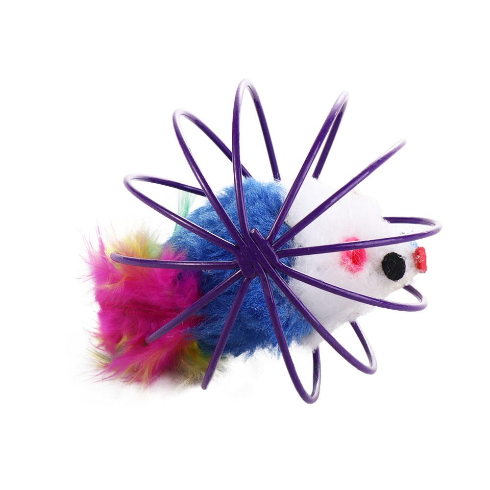 Joc Interactiv de Interior Pisoi Pisică Accesorii Jucărie Teaser pentru Pisici Jucării pentru Pisici Cușcă Jucărie Șoarece Consumabile pentru Animale de Companie