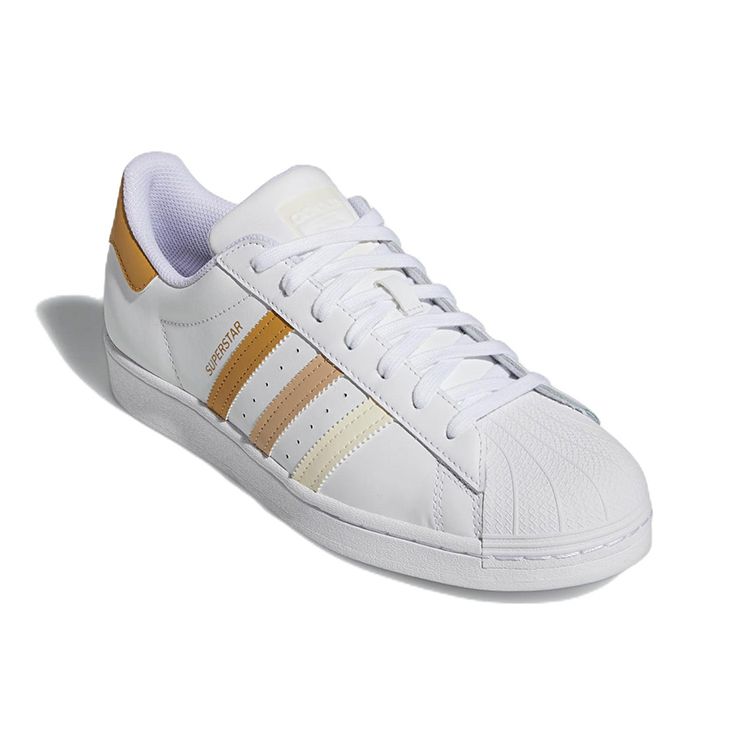 Adidas Superstar White Golden Beige Unisex Sneakers Cloud-White Magic-Beige HP5500