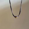 Tiger-eye Stone Necklace - Luxurious, Niche, Fashionable Design, Versatile, Collar Chain, Neck Chain