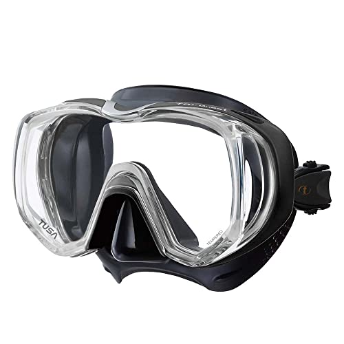 

TUSA M-3001 Freedom Tri-Quest Scuba Diving Mask, Black/Black