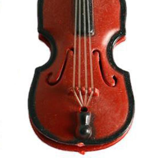 Decorative East-carrying Educational Elegant Cute Miniature Dollhouse Violin Miniature Violin