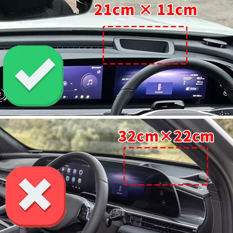 for OMODA 9 SHS PHEV OMODA C9 (NOT FOR EU SHS‑P Big AR‑HUD) Car Dashboard Cover Dashmat Non‑Slip Protective Dash Mat Accessories