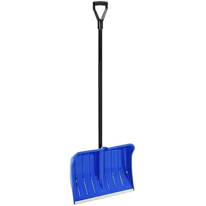 Pelle à neige - VIDAXL - 147 cm - Manche en métal revêtu - Bord en aluminium - Couleur bleue