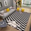 Living Room Bedroom Carpet Anti-slip Floor Mat Soft and Comfortable Faux Cashmere Carpet Easy To Clean and Machine Washable