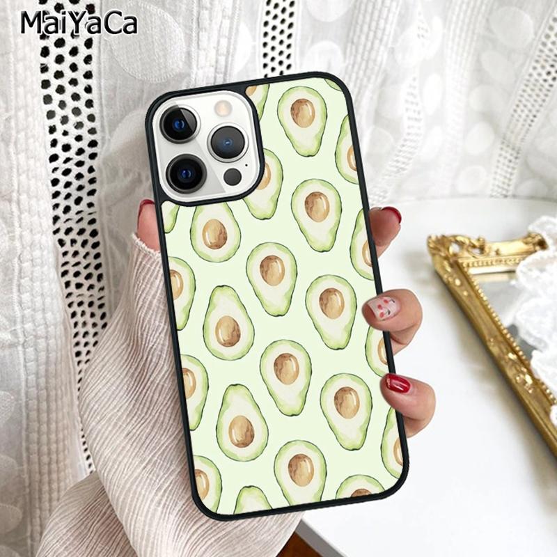 Lovely Fruit Avocado Phone Case Cover For iPhone 17 Air 16 16e 15 plus 11 12 13 14 pro max shell coque