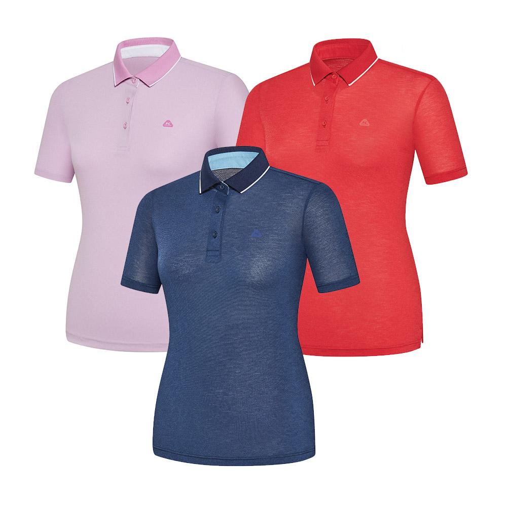 KOLPING Women'S High-Cool Cooling Casual Short Sleeve Collared Hiking T-Shirt Totally Krt0547W