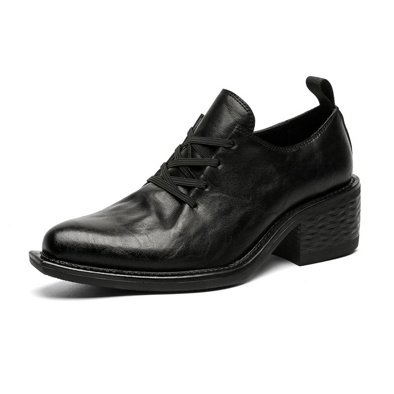 Leather Shoes For Man Platform Genuine Leather Big Size Shoes High Quality Designer Formal Platform Casual Shoes Outdoor