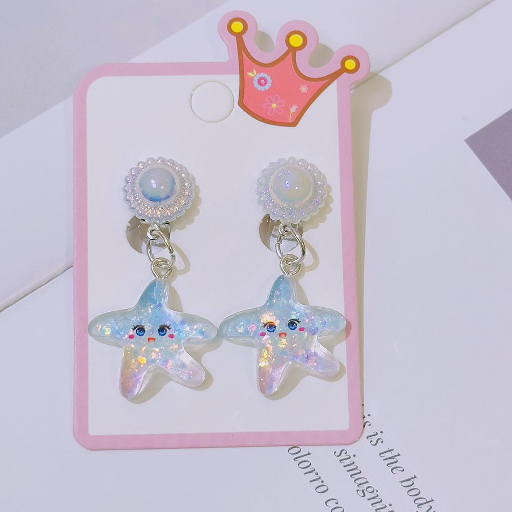 Children's and Women's Cute Animal Clip-On Earrings - Pain-Free, Cartoon Style Jewelry