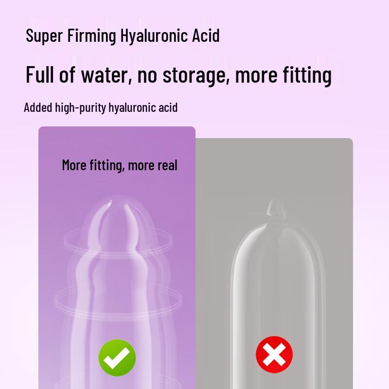 Mingliu Ultra-Thin Hyaluronic Acid Tight Fit Condoms
