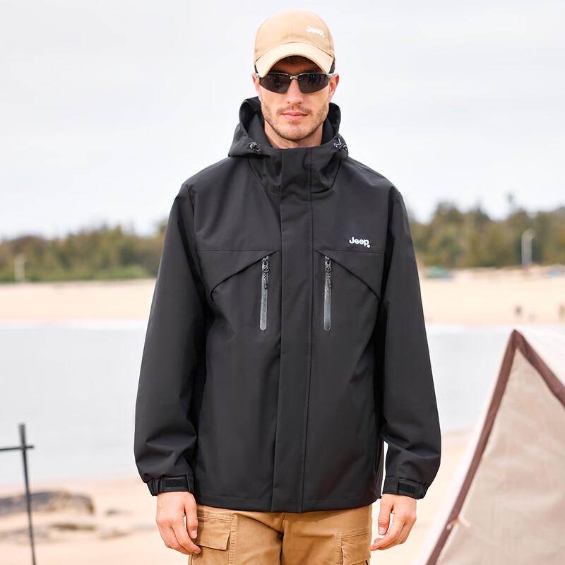 Jeep Unisex Windproof Rainproof Outdoor Jacket