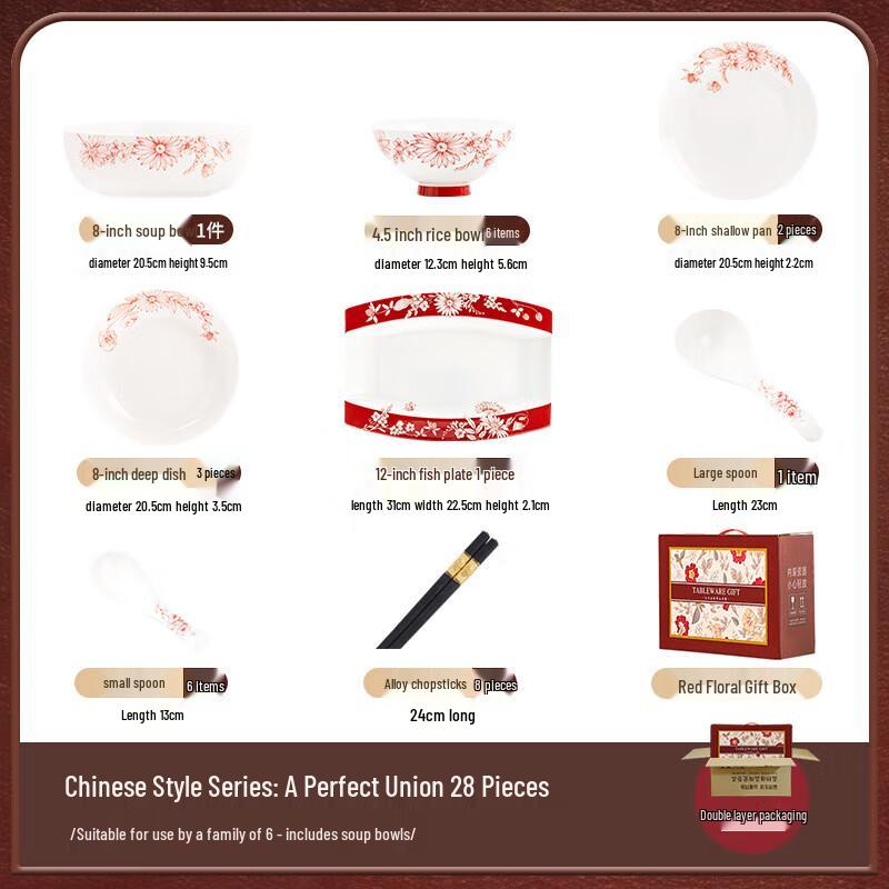 Mode Lanka 28-Piece Ceramic Dinnerware Set