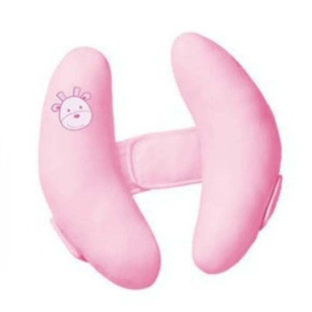 

Cotton Infant Stroller Pillow Adjustable Neck Support Pillow Baby Head Support Stroller Use рожевий