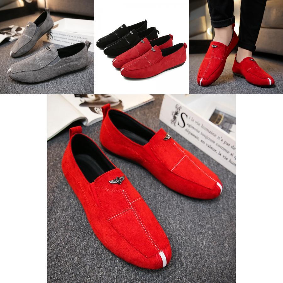 Velvet Autumn Men's Flat Shoes Casual Leather Loafers Size 40-44**
